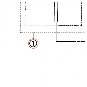 Perche complète stand perche CH722 - YAMAHA U0650860