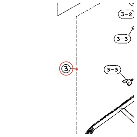 Piètement stand cymbale 31,8 x 700 CS-905 - YAMAHA U0651210