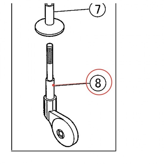Cymbal Stand Tilter (F) Top Section CS925/945/940 - YAMAHA U0651580