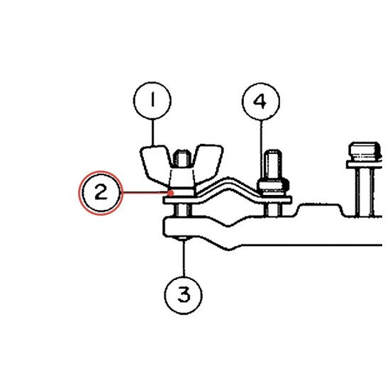 Tilter Adjustment Bolt ETS-901 CSAT914 - YAMAHA U0653350
