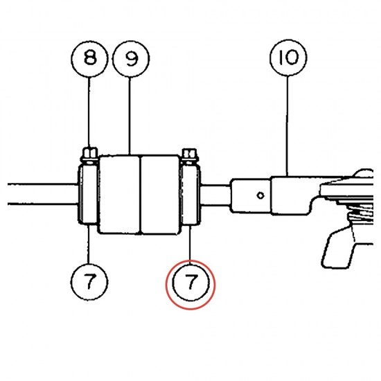 Bague pour support de cymbale CSAT910 - YAMAHA U0653550