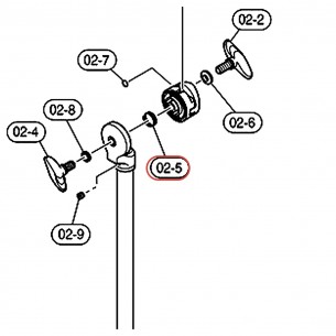 Ressort intérieur de tilter v2 stand cymbale - YAMAHA U0654361