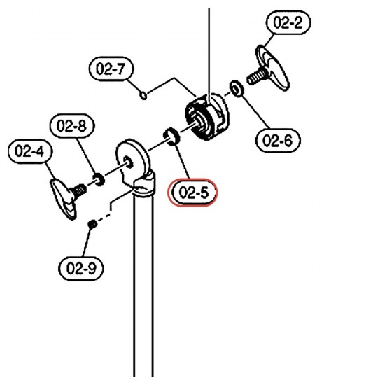 Ressort intérieur de tilter v2 stand cymbale - YAMAHA U0654361