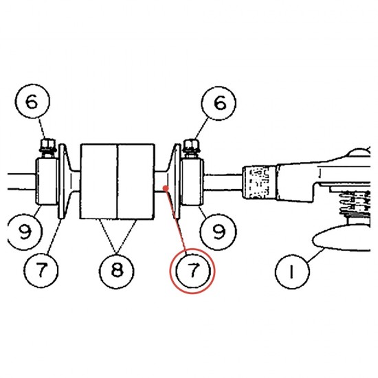 Manchon de tilter v4 CSAT-920 - YAMAHA U0657060