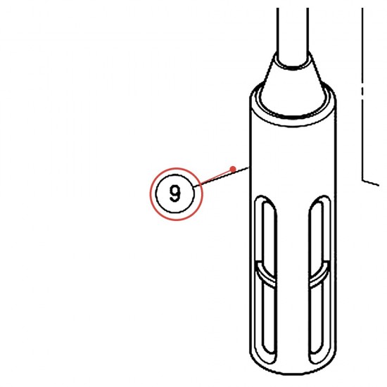 Cache de contrepoids CSBW - YAMAHA U0657070