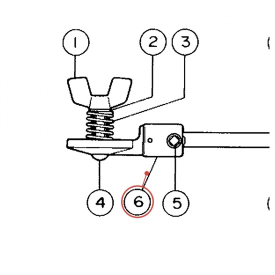 Barre de tilter pour support de cymbale CSAT910 - YAMAHA U0660150