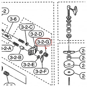 Écrou de serrage M8 v2 AC910 - YAMAHA U0663370