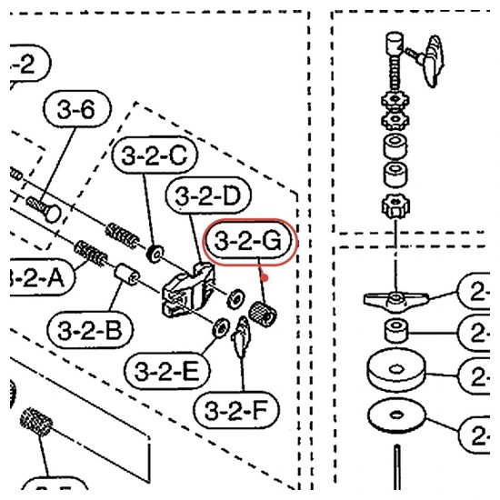 Écrou de serrage M8 v2 AC910 - YAMAHA U0663370