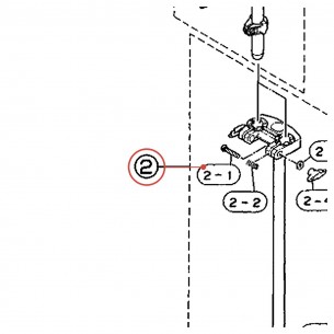 Embase de support de tom 22,2 v4 stand de tom WS840/740 - YAMAHA U0670302