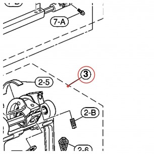 Cadre de pédale (H) v13 double pédale DFP9310L - YAMAHA U0680050