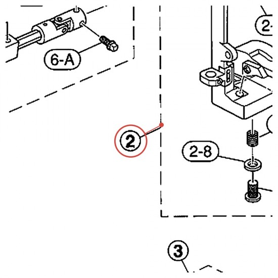 Cadre de pédale (H) v17 double pédale DFP8210S - YAMAHA U0680130