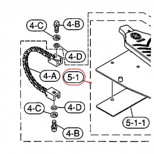 Pedal Footboard (E)3 Sub-Assembly v7 DFP7210 FP7210 - YAMAHA U0680263