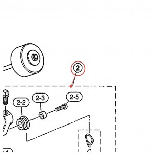 Cadre de pédale grosse caisse (F) v7 FP6110 - YAMAHA U0680415