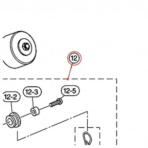Cadre de pédale grosse caisse (F-5) FP6110A HW680 - YAMAHA U0680417