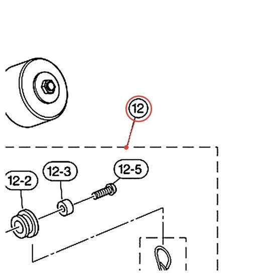 Cadre de pédale grosse caisse (F-5) FP6110A HW680 - YAMAHA U0680417