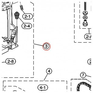 Cadre de pédale (H) v23 double pédale DFP8215 - YAMAHA U0680620