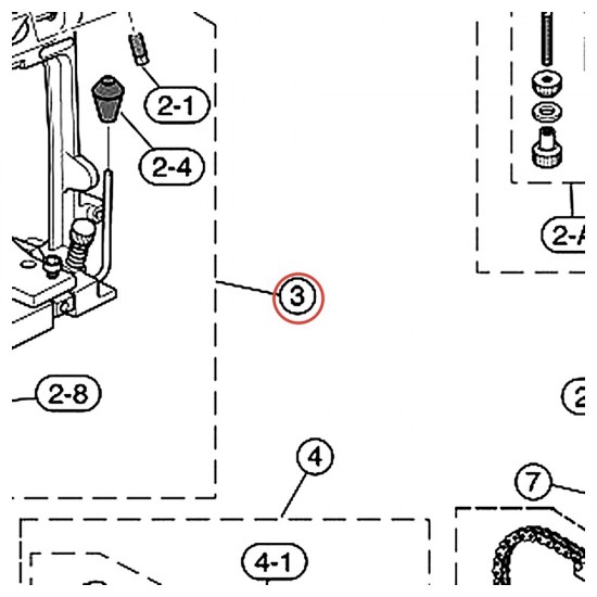 Double Pedal Frame (H) Assembly v23 DFP8215 - YAMAHA U0680620