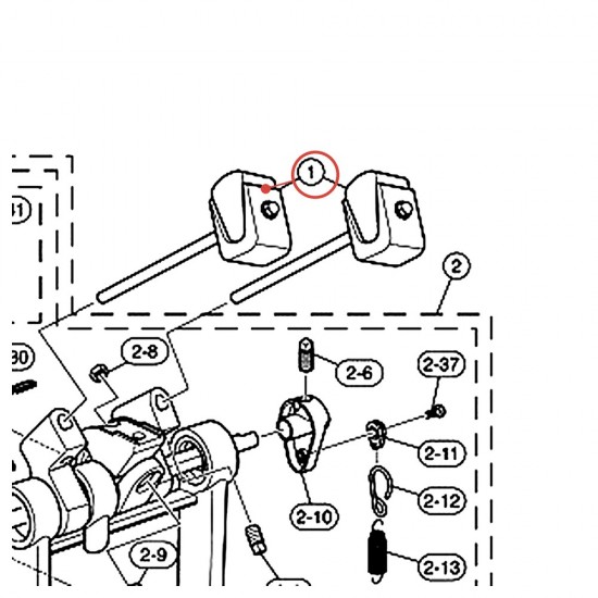 Batte de pédale grosse caisse (H) FP9500C/D DFP9500 - YAMAHA U0680700
