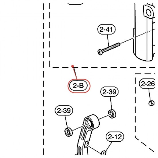 Cadre de pédale grosse caisse (J) simple FP9500D - YAMAHA U0680740