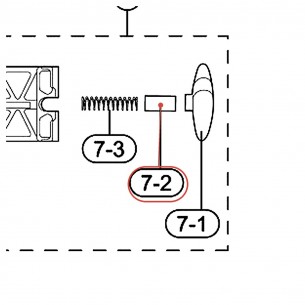 Rack Bolt Collar HXR2L2 - YAMAHA U0693360
