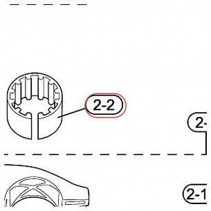 Rack Clamp Sleeve v3 HXR2L2 - YAMAHA U0697310
