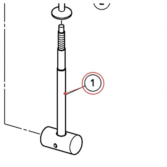 Embase de tilter H 10 mm stand cymbale CS965/850/865 - YAMAHA U0750130