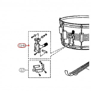 Déclencheur de timbre complet DP - YAMAHA U0960120
