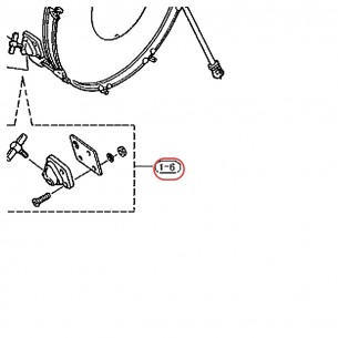 Support d'embase de pied de grosse caisse (S) DP-22S - YAMAHA U0960220