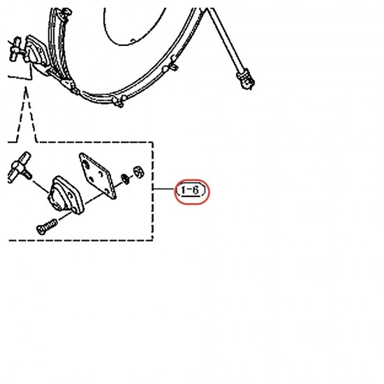 Support d'embase de pied de grosse caisse (S) DP-22S - YAMAHA U0960220