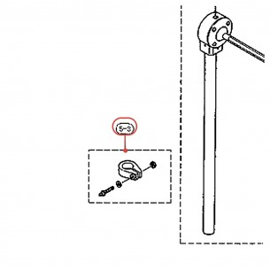 Clamp de positionnement DP-22S - YAMAHA U0960240