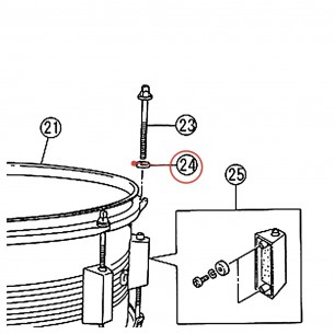 DP Metal Washer - YAMAHA U0963050