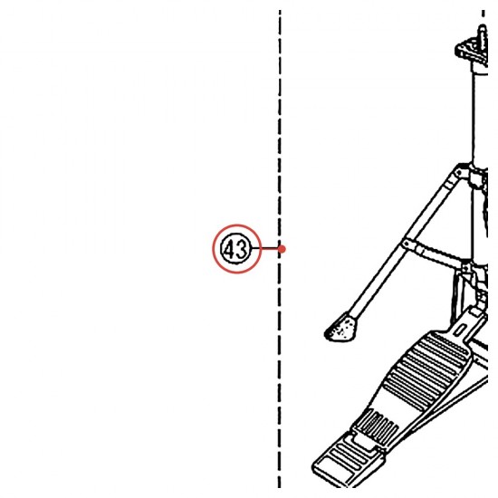 DP-22A Base Complete Assembly - YAMAHA U0980100