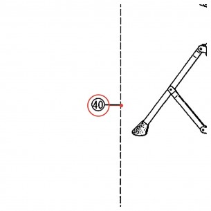 Piètement complet DP-22A - YAMAHA U0980120