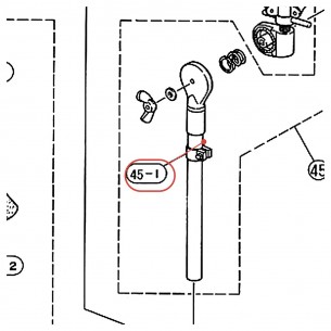 Clamp de positionnement complet DP-22A - YAMAHA U0980250