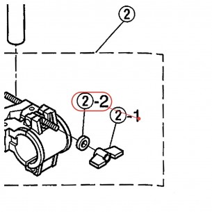 Rondelle de clamp M8 RS80 - YAMAHA U0983240