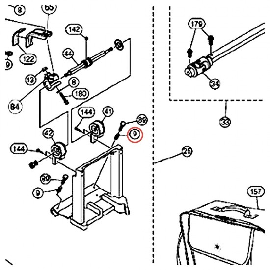 Ressort 0,8 x D8 x L22 double pédale DFP9 - YAMAHA VAM41000