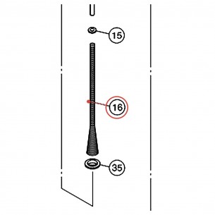 HHS9D Hi-Hat Spring B-5 - YAMAHA VDY03600