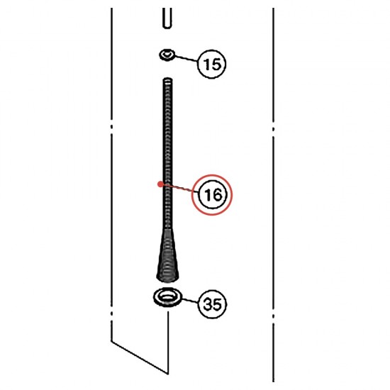 HHS9D Hi-Hat Spring B-5 - YAMAHA VDY03600