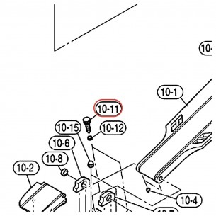 HHS9D Hi-Hat Spike M6 x 25 - YAMAHA VDY04400