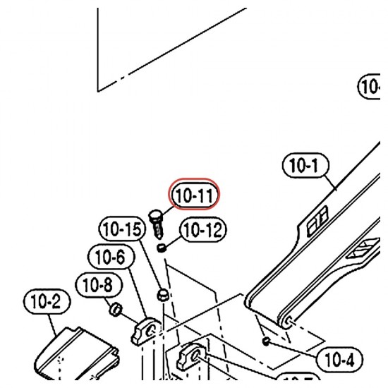 HHS9D Hi-Hat Spike M6 x 25 - YAMAHA VDY04400