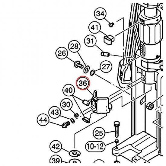 HHS9D Hi-Hat Angle Adjuster - YAMAHA VEX32800