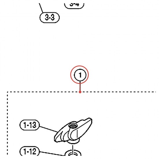 Embase de serrage de cercle grosse caisse complète CWHSAT9 - YAMAHA VFH18000