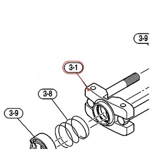 CWHSAT9 Cowbell Holder Base Sub-Assembly Pipe Clamp - YAMAHA VGX59800
