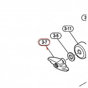 CWHSAT9 Cowbell Holder Wing Nut M8 - YAMAHA W7738300