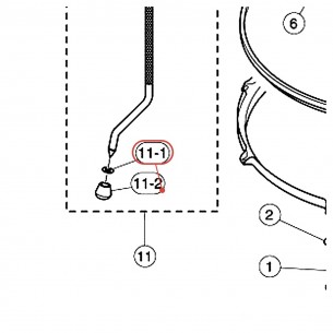 Rondelle caoutchouc A de pied de tom basse - YAMAHA W7916310
