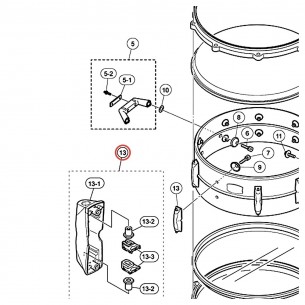 Snare Drum Lug Nut 4 - YAMAHA W7991320