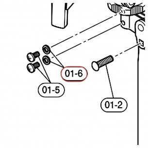 Rondelle ressort 2 M6 stand caisse claire SS7 - YAMAHA W8094200