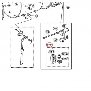 Claw Hook Lug Nut Holding Plate v2 - Absolute - YAMAHA ZG980500