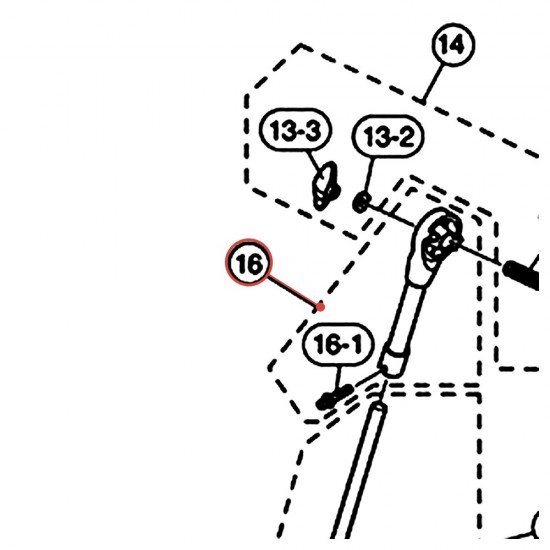 Bras de pied de grosse caisse droit v10 - Stage Custom - YAMAHA ZP060000