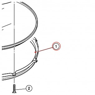 Regular Hoop Tom 14" 6 Holes - Stage Custom, Rydeen - YAMAHA ZP063600